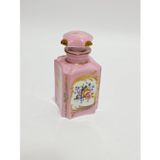 Couleuvre Limoges Çiçek Desenli Porselen Parfüm Şişesi 14x7x7cm