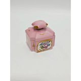 Couleuvre Limoges Çiçek Desenli Porselen Takı Kutusu 9x9x10cm