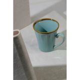 Countra El Yapımı Seramik Özel Kahve Köpüğü Desenli Vintage Tasarım Kupa Çay FincanKahveKupası10cmboy9cm