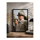 COUPLEDOCİA Atatürk Çerçeve | Siyah Ahşap Çerçeve | Takım Elbise Atatürk Tablosu | Hediye | Mustafa Kemal Atatürk Tablosu