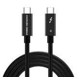 COUPLING USMILE Thunderbolt 4 Kablo 3.3ft (Intel Sertifikalı), Tekli 8K veya Çift 4K@60HZ Ekran/40Gbps Aktarım/100W USB C Şarj, iPhone 15Pro, MacBook, iPad Pro ile Uyumlu