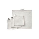 cousinss 4 Adet Küçük Askılı Banyo Havlusu 30x30 cm El Yüz Havlusu 4 Lü Set Beyaz Pamuk Kaliteli Ikea
