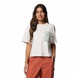Cove Beach Cropped Pocket Kadın Teknik Kısa Kollu T-Shirt
