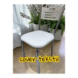 COVER TEKSTİL Demir Sandalye Kılıfı Örtüsü Oturma Yerı polar Kumaş