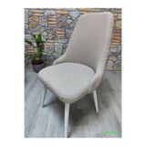 COVER TEKSTİL HALKA SANDALYESİ KOLLU MODEL tuğla desen kumaş