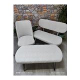 COVER TEKSTİL PUF BENCH KILIFI TAKIMI 2 SANDALY B OVAL 1 BENCH 1 PUF KILIFI