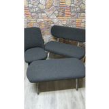 COVER TEKSTİL Püf bench takım kılıfı jakar kumaş 2 sandalye 1 Bench 1 püf