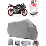 Coverall Aprilia Rs 457 Gri Motorsiket Brandası Motor Örtüsü Çadır Su Geçirmez Motosiklet Kılıfı Motor Brandası - Gri- Arka Çanta UYUMSUZ