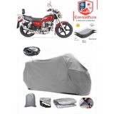Coverall Arora Ar 150-A Jaguar Arka Çanta Uyumlu (Gri) Motorsiket Brandası Motor Örtüsü Çadır Su Geçirmez Motosiklet Kılıfı Motor Brandası - Gri- Arka Çanta UYUMLU