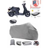 Coverall Arora Ar 50-20 Today Arka Çanta Uyumlu (Gri) Motorsiket Brandası Motor Örtüsü Çadır Su Geçirmez Motosiklet Kılıfı Motor Brandası - Gri- Arka Çanta UYUMLU