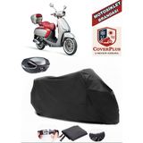 Coverall Arora Mojito 50 Siyah Arka Çanta Uyumlu Motorsiket Brandası Motor Örtüsü Çadır Su Geçirmez Motosiklet Kılıfı Motor Brandası - Siyah- Arka Çanta UYUMLU