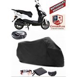 Coverall Arora Verano Ar 50-9 Siyah Arka Çanta Uyumlu Motorsiket Brandası Motor Örtüsü Çadır Su Geçirmez Motosiklet Kılıfı Motor Brandası - Siyah- Arka Çanta UYUMLU