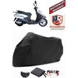 Coverall Bianchi Falcon 125 Siyah Motorsiket Brandası Motor Örtüsü Çadır Su Geçirmez Motosiklet Kılıfı Motor Brandası - Siyah- Arka Çanta UYUMSUZ