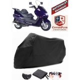Coverall Bisan Senator 150 Siyah Motorsiket Brandası Motor Örtüsü Çadır Su Geçirmez Motosiklet Kılıfı Motor Brandası - Siyah- Arka Çanta UYUMSUZ