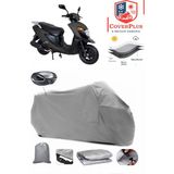 Coverall Daelim Dart 125 Arka Çanta Uyumlu (Gri) Motorsiket Brandası Motor Örtüsü Çadır Su Geçirmez Motosiklet Kılıfı Motor Brandası - Gri- Arka Çanta UYUMLU