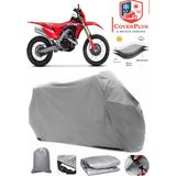 Coverall Honda Crf 450 x Gri Motorsiket Brandası Motor Örtüsü Çadır Su Geçirmez Motosiklet Kılıfı Motor Brandası - Gri- Arka Çanta UYUMSUZ