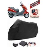 Coverall Honda Fes 250 Foresight Siyah Motorsiket Brandası Motor Örtüsü Çadır Su Geçirmez Motosiklet Kılıfı Motor Brandası - Siyah- Arka Çanta UYUMSUZ