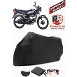 Coverall Honda Hero 100 Siyah Motorsiket Brandası Motor Örtüsü Çadır Su Geçirmez Motosiklet Kılıfı Motor Brandası - Siyah- Arka Çanta UYUMSUZ