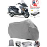 Coverall Hyosung Ms3 250 Gri Motorsiket Brandası Motor Örtüsü Çadır Su Geçirmez Motosiklet Kılıfı Motor Brandası - Gri- Arka Çanta UYUMSUZ