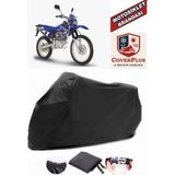 Coverall Kanuni Cheetah 125 Siyah Motorsiket Brandası Motor Örtüsü Çadır Su Geçirmez Motosiklet Kılıfı Motor Brandası - Siyah- Arka Çanta UYUMSUZ