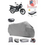 Coverall Kanuni Leopard Arka Çanta Uyumlu (Gri) Motorsiket Brandası Motor Örtüsü Çadır Su Geçirmez Motosiklet Kılıfı Motor Brandası - Gri- Arka Çanta UYUMLU