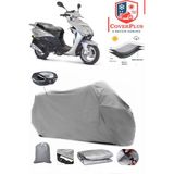 Coverall Kanuni Rs 125 Arka Çanta Uyumlu (Gri) Motorsiket Brandası Motor Örtüsü Çadır Su Geçirmez Motosiklet Kılıfı Motor Brandası - Gri- Arka Çanta UYUMLU