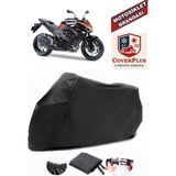 Coverall Kawasaki Z 800 Siyah Motorsiket Brandası Motor Örtüsü Çadır Su Geçirmez Motosiklet Kılıfı Motor Brandası - Siyah- Arka Çanta UYUMSUZ