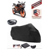 Coverall Ktm 250 Rc Abs Siyah Arka Çanta Uyumlu Motorsiket Brandası Motor Örtüsü Çadır Su Geçirmez Motosiklet Kılıfı Motor Brandası - Siyah- Arka Çanta UYUMLU