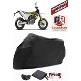 Coverall Ktm 525 Exc Siyah Motorsiket Brandası Motor Örtüsü Çadır Su Geçirmez Motosiklet Kılıfı Motor Brandası - Siyah- Arka Çanta UYUMSUZ
