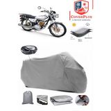 Coverall Kuba Çita 100 Arka Çanta Uyumlu (Gri) Motorsiket Brandası Motor Örtüsü Çadır Su Geçirmez Motosiklet Kılıfı Motor Brandası - Gri- Arka Çanta UYUMLU