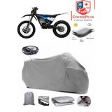 Coverall Lectrıc Motıon Escape Xr Arka Çanta Uyumlu (Gri) Motorsiket Brandası Motor Örtüsü Çadır Su Geçirmez Motosiklet Kılıfı Motor Brandası - Gri- Arka Çanta UYUMLU