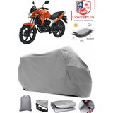 Coverall Lifan LF150T-9R Gri Motorsiket Brandası Motor Örtüsü Çadır Su Geçirmez Motosiklet Kılıfı Motor Brandası - Gri- Arka Çanta UYUMSUZ