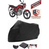 Coverall Mondial 125 Mh Siyah Motorsiket Brandası Motor Örtüsü Çadır Su Geçirmez Motosiklet Kılıfı Motor Brandası - Siyah- Arka Çanta UYUMSUZ