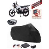 Coverall Mondial 150 Mg Superboy x Siyah Arka Çanta Uyumlu Motorsiket Brandası Motor Örtüsü Çadır Su Geçirmez Motosiklet Kılıfı Motor Brandası - Siyah- Arka Çanta UYUMLU