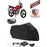 Coverall Mondial 150 Ut Siyah Arka Çanta Uyumlu Motorsiket Brandası Motor Örtüsü Çadır Su Geçirmez Motosiklet Kılıfı Motor Brandası - Siyah- Arka Çanta UYUMLU