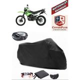 Coverall Mondial X-Treme Max 150 Siyah Arka Çanta Uyumlu Motorsiket Brandası Motor Örtüsü Çadır Su Geçirmez Motosiklet Kılıfı Motor Brandası - Siyah- Arka Çanta UYUMLU