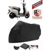 Coverall Motoran Wino 80 Siyah Motorsiket Brandası Motor Örtüsü Çadır Su Geçirmez Motosiklet Kılıfı Motor Brandası - Siyah- Arka Çanta UYUMSUZ