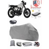 Coverall Mutt Fsr 250 Arka Çanta Uyumlu (Gri) Motorsiket Brandası Motor Örtüsü Çadır Su Geçirmez Motosiklet Kılıfı Motor Brandası - Gri- Arka Çanta UYUMLU