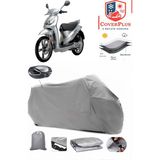 Coverall Peugeot Looxor Arka Çanta Uyumlu (Gri) Motorsiket Brandası Motor Örtüsü Çadır Su Geçirmez Motosiklet Kılıfı Motor Brandası - Gri- Arka Çanta UYUMLU