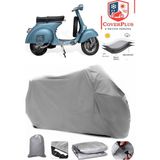 Coverall Piaggio Vespa 150 Gri Motorsiket Brandası Motor Örtüsü Çadır Su Geçirmez Motosiklet Kılıfı Motor Brandası - Gri- Arka Çanta UYUMSUZ