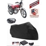 Coverall Ramzey Magnum Siyah Arka Çanta Uyumlu Motorsiket Brandası Motor Örtüsü Çadır Su Geçirmez Motosiklet Kılıfı Motor Brandası - Siyah- Arka Çanta UYUMLU