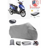 Coverall Ramzey Star 125 L Arka Çanta Uyumlu (Gri) Motorsiket Brandası Motor Örtüsü Çadır Su Geçirmez Motosiklet Kılıfı Motor Brandası - Gri- Arka Çanta UYUMLU