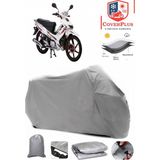 Coverall Salcano Altay 100 Gri Motorsiket Brandası Motor Örtüsü Çadır Su Geçirmez Motosiklet Kılıfı Motor Brandası - Gri- Arka Çanta UYUMSUZ