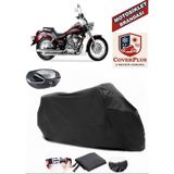 Coverall Salcano Sm 250-4 Siyah Arka Çanta Uyumlu Motorsiket Brandası Motor Örtüsü Çadır Su Geçirmez Motosiklet Kılıfı Motor Brandası - Siyah- Arka Çanta UYUMLU