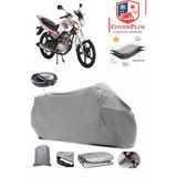 Coverall Salcano Tiger 100 Arka Çanta Uyumlu (Gri) Motorsiket Brandası Motor Örtüsü Çadır Su Geçirmez Motosiklet Kılıfı Motor Brandası - Gri- Arka Çanta UYUMLU