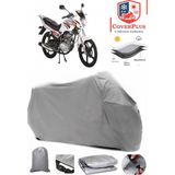 Coverall Salcano Tiger 100 Gri Motorsiket Brandası Motor Örtüsü Çadır Su Geçirmez Motosiklet Kılıfı Motor Brandası - Gri- Arka Çanta UYUMSUZ