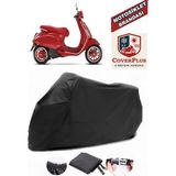 Coverall Vespa Elettrıca Siyah Motorsiket Brandası Motor Örtüsü Çadır Su Geçirmez Motosiklet Kılıfı Motor Brandası - Siyah- Arka Çanta UYUMSUZ