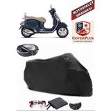 Coverall Vespa Gt 250 Siyah Arka Çanta Uyumlu Motorsiket Brandası Motor Örtüsü Çadır Su Geçirmez Motosiklet Kılıfı Motor Brandası - Siyah- Arka Çanta UYUMLU