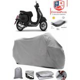 Coverall Vespa Gts 150 Gri Motorsiket Brandası Motor Örtüsü Çadır Su Geçirmez Motosiklet Kılıfı Motor Brandası - Gri- Arka Çanta UYUMSUZ