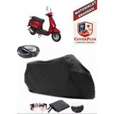 Coverall Vitello Life 80 Siyah Arka Çanta Uyumlu Motorsiket Brandası Motor Örtüsü Çadır Su Geçirmez Motosiklet Kılıfı Motor Brandası - Siyah- Arka Çanta UYUMLU